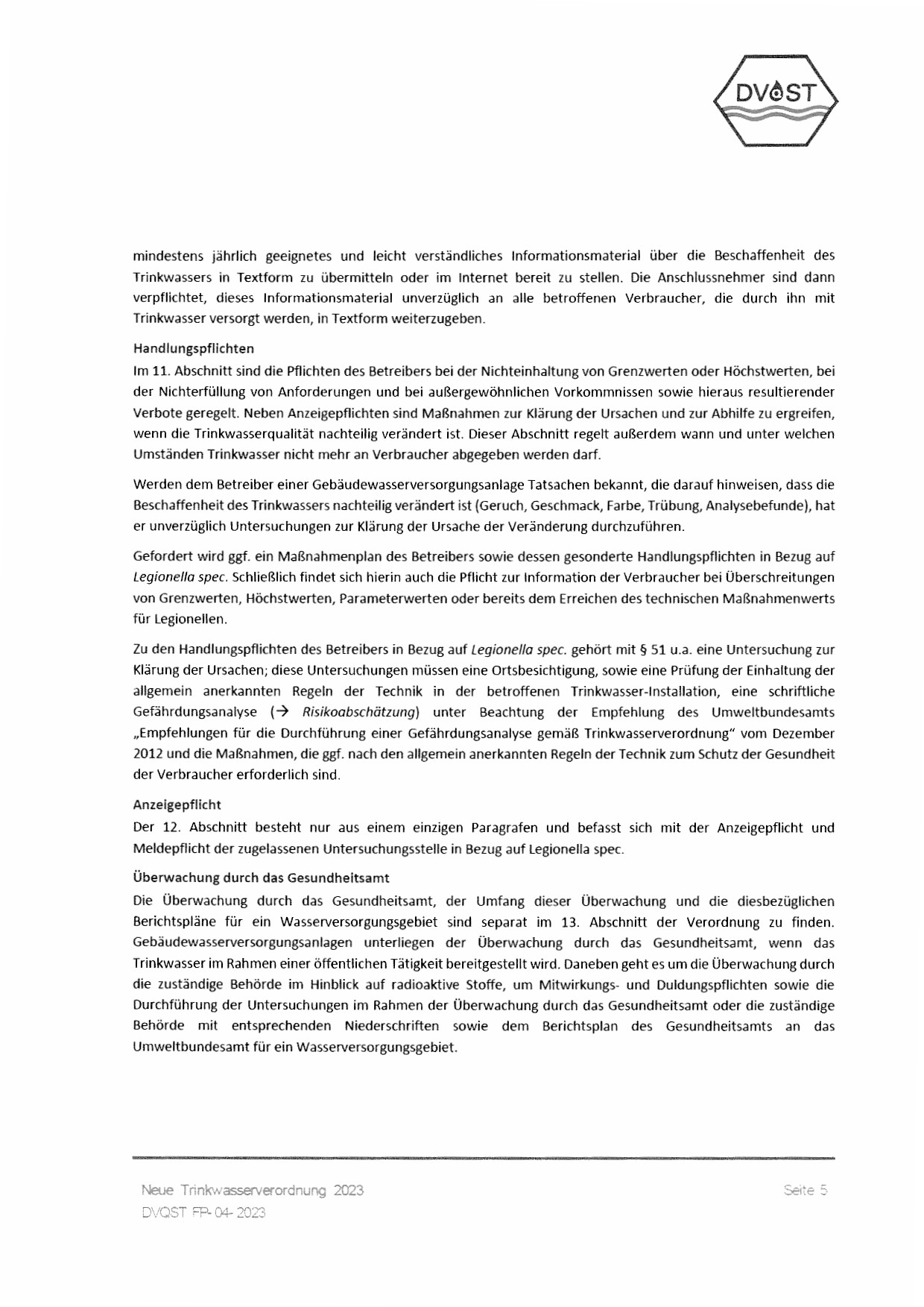 Trinkwasserverordnung Seite 5